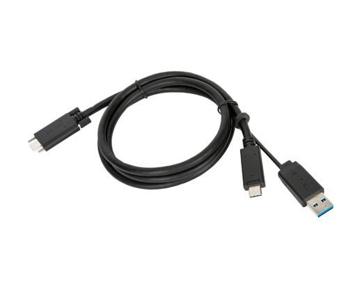 Targus ACC1135GLX USB кабель USB 3.2 Gen 1 (3.1 Gen 1) 1,8 m USB C 10 Gbit/s Черный