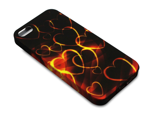 Sandberg Print Cover iPh5/5S Glowing Heart