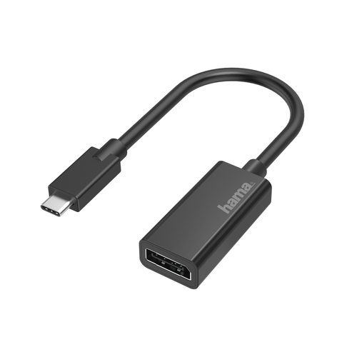 Hama 00200314 видео кабель адаптер USB Type-C DisplayPort Черный