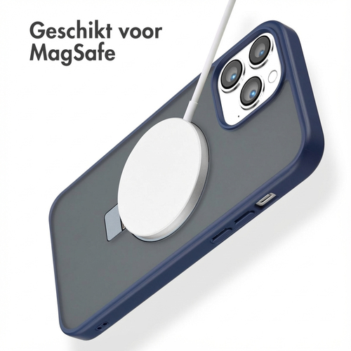 Accezz Ring Stand Backcover met MagSafe iPhone 13 Pro Max - Blue, afbeelding 2