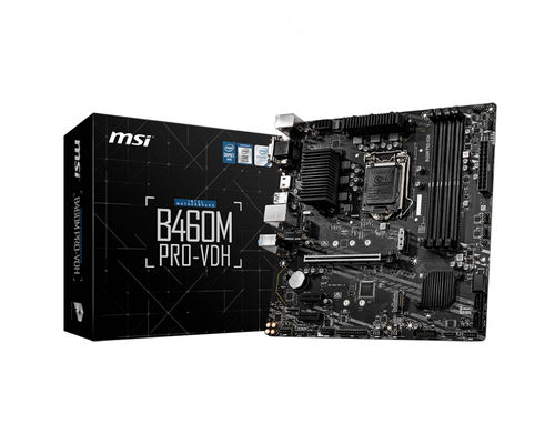 MSI B460M Pro-VDH Intel B460 LGA 1200 (Socket H5) Микро ATX