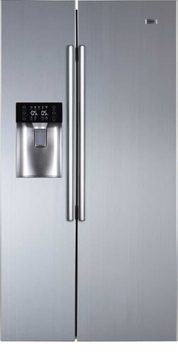 Haier HRF-629IF6 side-by-side refrigerator Freestanding Silver
