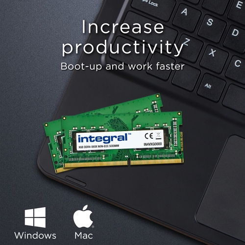 Integral 16GB (2x8GB) LAPTOP RAM KIT DDR4 2666MHZ PC4-21300 UNBUFFERED NON-ECC SODIMM – image 2