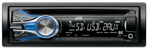 JVC KD-SD637EE car media receiver Black