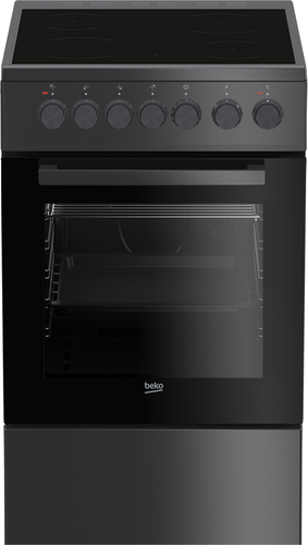 Beko FSS57100GAC cooker Freestanding cooker Electric Ceramic hob Anthracite
