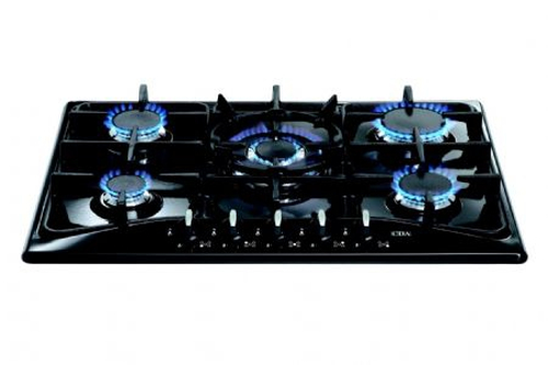 CDA HCG741BL hob Black Built-in Gas 5 zone(s)