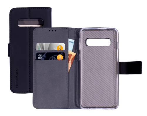 Mobiparts Premium Wallet TPU Case Samsung Galaxy S10 Black