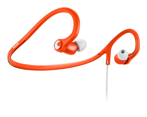 Philips ActionFit SHQ4300OR/27 headphones/headset Wired Neck-band Orange