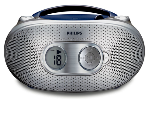 Philips AZ1021/05 garso kolonėlių komplektas namams 2 W Sidabras