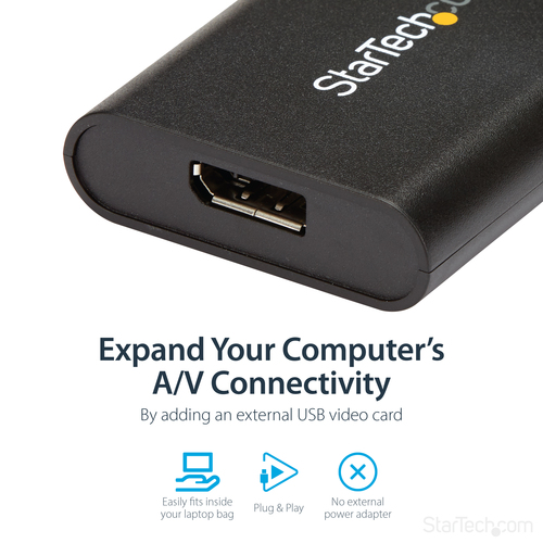 StarTech.com USB 3.0 to DisplayPort Adapter, USB DP Monitor Converter for Windows, 4K (no support for macOS/ChromeOS/Linux) - TAA – image 9