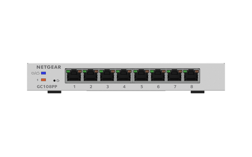 NETGEAR 8-port PoE Gigabit Ethernet Smart Switch with Insight Cloud Management (GC108PP) – image 3