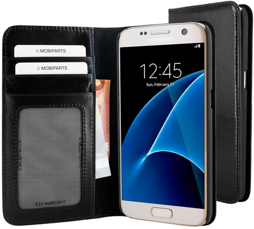 Mobiparts Excellent Wallet Case Samsung Galaxy S7 Jade Black