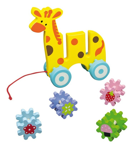 ANDREU Toys Pull Along Giraffe