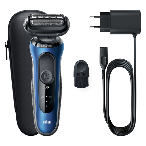 Braun Series 6 61-B1000s Foil shaver Black, Blue – image 5