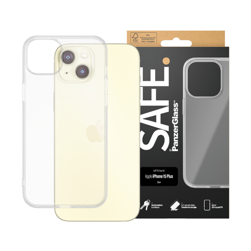 PanzerGlass SAFE. by PanzerGlass® TPU Case Transparent iPhone 15 Plus – image 4