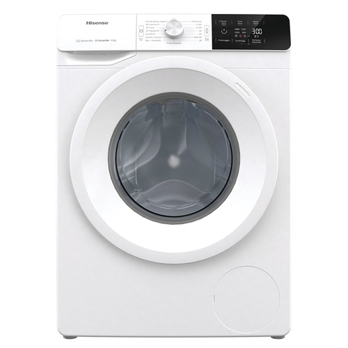 Hisense WFGE70141VM/S стиральная машина Фронтальная загрузка 7 kg 1400 RPM Белый