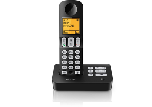 Philips D4051B/77 telephone DECT telephone Caller ID Black – image 2