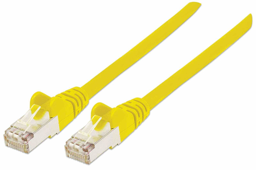 Intellinet 740890 сетевой кабель Желтый 3 m Cat7 S/FTP (S-STP) Круглый