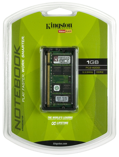 Kingston Technology System Specific Memory KVR800D2SO/1GR memory module