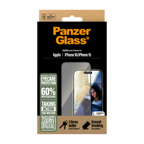 PanzerGlass Eyecare - Schermbeschermer voor mobiele telefoon, afbeelding 3