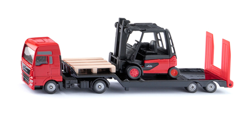Siku 1:87 MAN truck with Linde forklift
