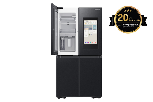 Samsung RF65DG9H0EB1 side-by-side refrigerator Freestanding