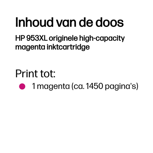 HP 953XL Cartridge Magenta – Foto 3 van 10