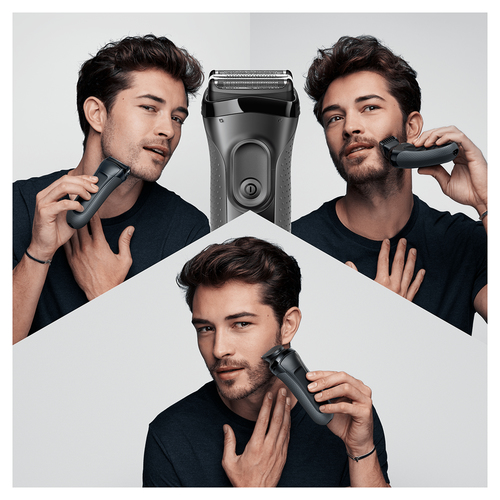 Braun Series 3 3000BT Foil shaver Trimmer Grey – image 2