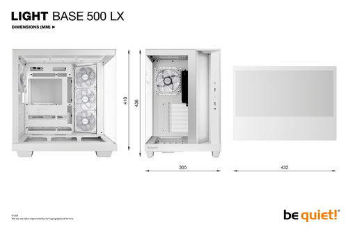 be quiet! Light Base 500 LX White – image 8