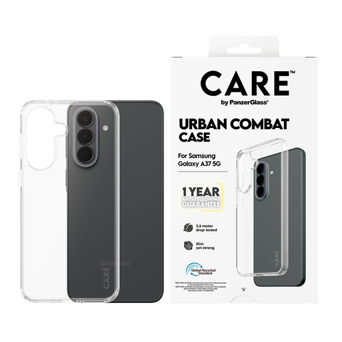 CARE by PanzerGlass Urban Combat Case Transparent Samsung Galaxy A37 – Foto 2 von 6