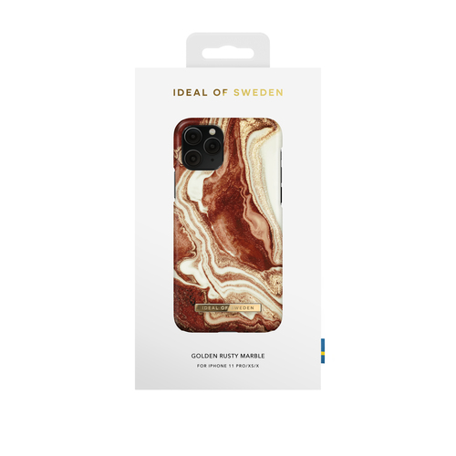 iDeal of Sweden Printed Case iPhone 11P/XS/X Golden rusty mrb – image 1