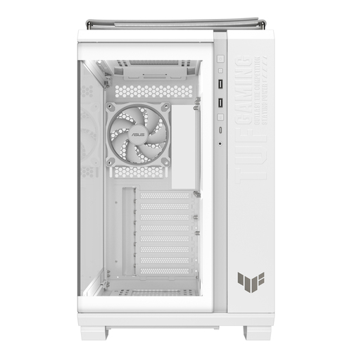 Asus Tuf Gaming GT502 Horizon TG Argb Duel Chamber tempered Glass Atx Gaming PC Case - White - 90DC0093-B19010 - image 3