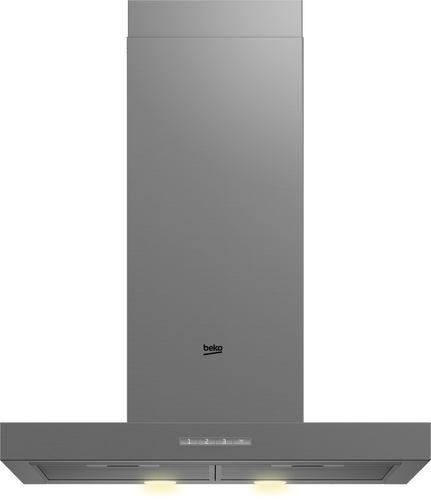 Beko BHCB61632XH cooker hood Wall-mounted Stainless steel 599 m³/h