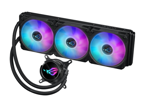 Asus Rog Strix LC Iii 360 Argb Liquid CPU Cooler with Argb Fans - Black - 90RC00T1-M0UAY0 - image 1