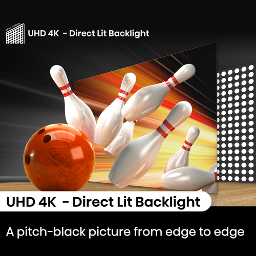 Hisense 75A6NTUK TV 190.5 cm (75") 4K Ultra HD Smart TV Wi-Fi Black 350 cd/m² – image 4