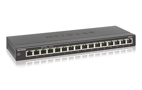 NETGEAR GS316 Unmanaged Gigabit Ethernet (10/100/1000) Black – image 6