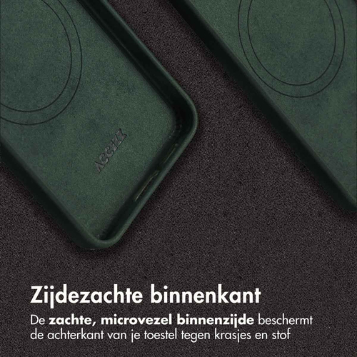 <p>Zowel jouw smartphone beschermen als hem een strakke look geven? De Accezz Vintage Leather Backcover met MagSafe is gemaakt van echt leder en geeft, afbeelding 5