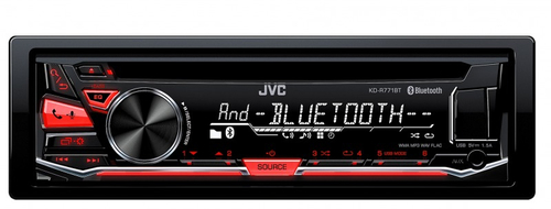 JVC KD-R771BT car media receiver Black, Red Bluetooth