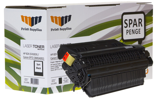 MM Black Laser Toner - HP 82X (C4182X) / Canon EP-72 - For HP LaserJet / Canon LBP