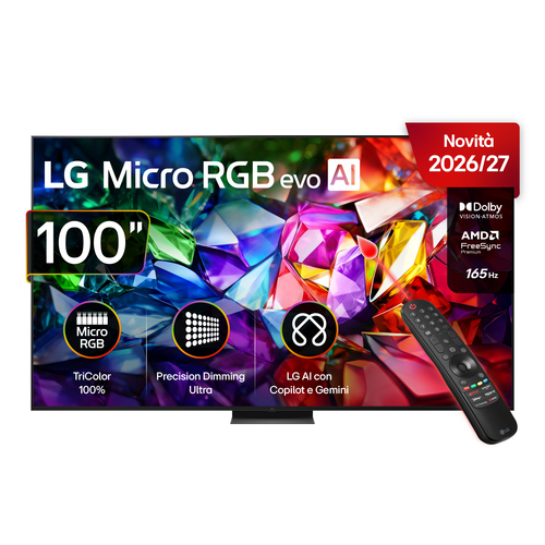 LG Micro RGB 100MRGB96B6 2.54 m (100") 4K Ultra HD Smart TV Wi-Fi Black – image 1
