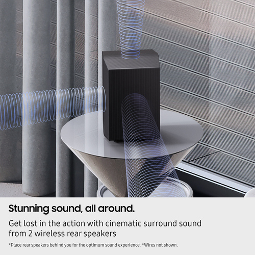 Samsung Q-Series HW-Q930F Soundbar with Wireless Subwoofer - Obsidian Black, Black - image 5