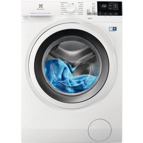 Electrolux EW7WP468W стирально-сушильная машина Отдельно стоящий Фронтальная загрузка Белый
