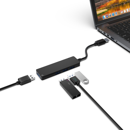 IOPLEE HAG-HC34E interface hub USB 3.2 Gen 1 (3.1 Gen 1) Type-A 5000 Mbit/s Black – image 5