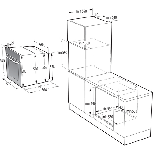 Hisense BI62211CB oven – image 1