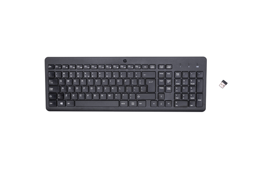 HP 220 WL KBD EURO Toetsenbord Zwart