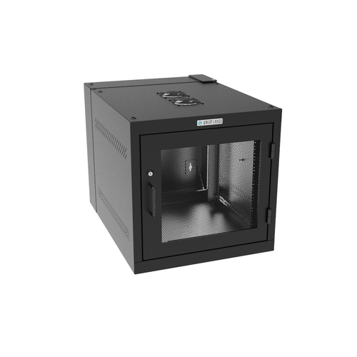 Vertiv GL24WDM-B-AF rack cabinet 11U Wall mounted rack Black