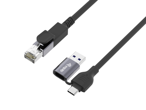 Equip 133103 - Netwerkkabel RJ45 naar USB-A/USB-C