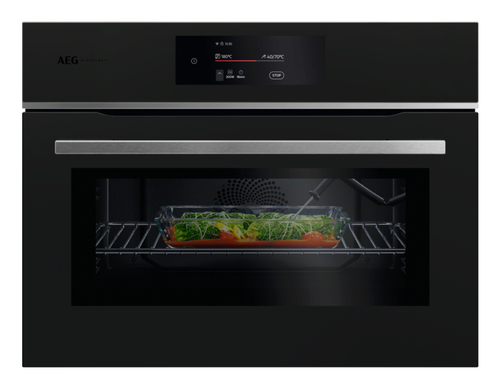 AEG TK8NK72FT Inbouw oven met magnetron Zwart