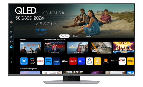 Samsung TQ50Q80DAT 127 cm (50") 4K Ultra HD Smart TV Wi-Fi Silver