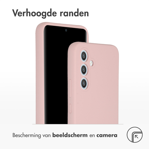 Accezz Liquid Silicone Backcover Samsung Galaxy A54 (5G) Telefoonhoesje Roze, afbeelding 4